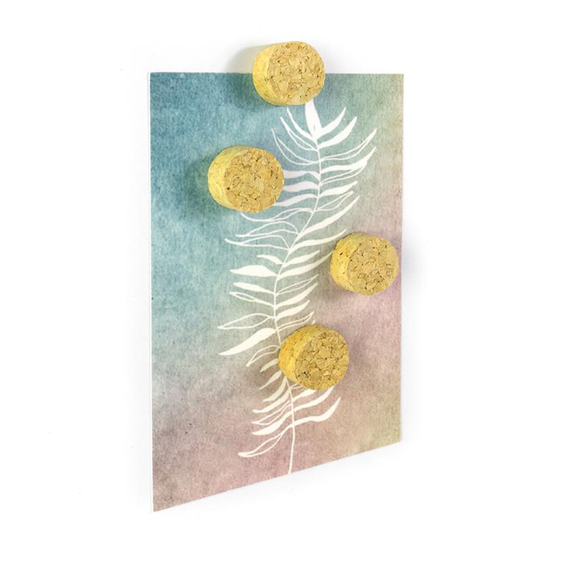 Trendform Magnete CORK DISC 4er Set Braun