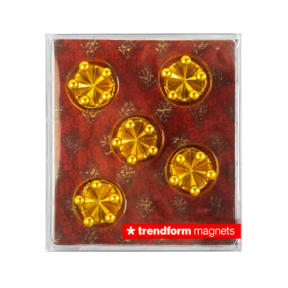 Trendform Magnete CROWN 5er Set Gold
