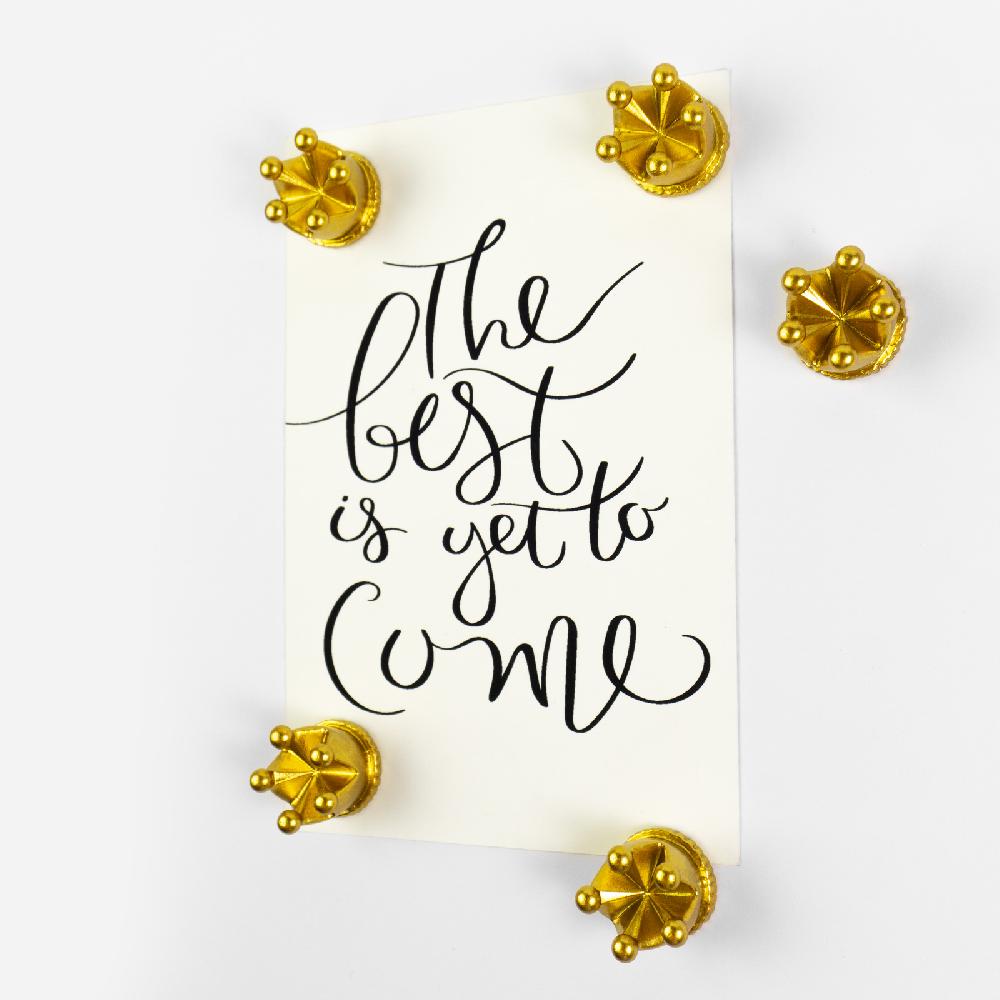 Trendform Magnete CROWN 5er Set Gold