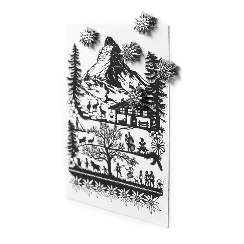 Trendform Magnete EDELWEISS 5er Set Silber