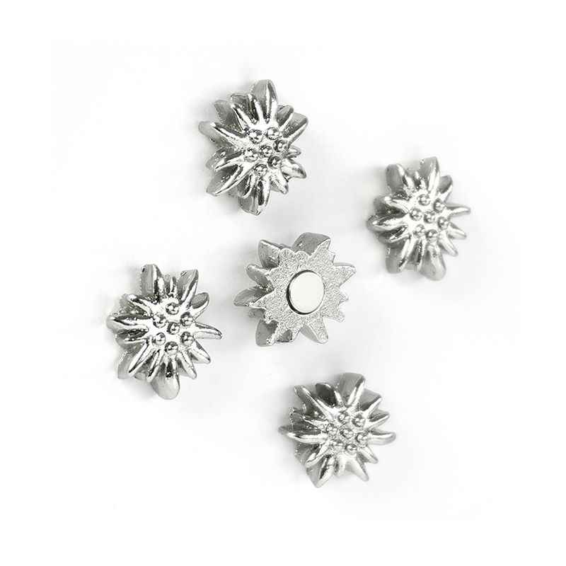 trendform Magnete EDELWEISS 5er Set silber