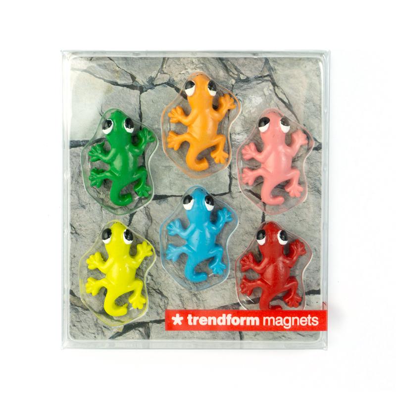 Trendform Magnete GECKO 6er Set Multicolor