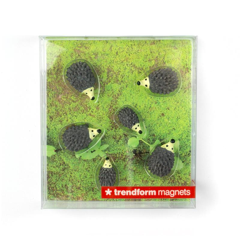 Trendform Magnete HEDGEHOG 6er Set Grau