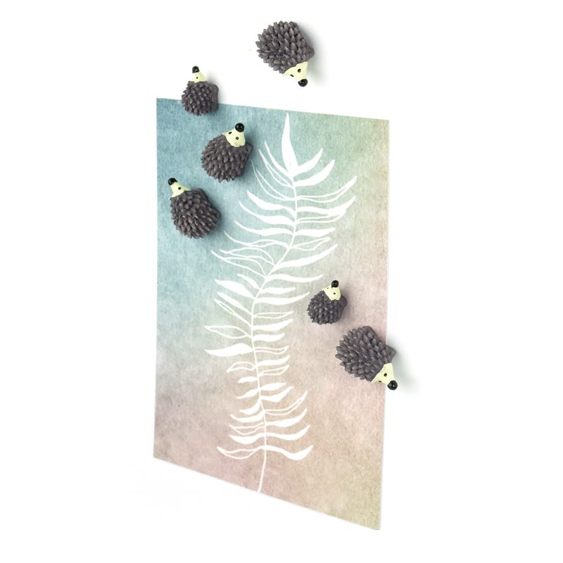 Trendform Magnete HEDGEHOG 6er Set Grau