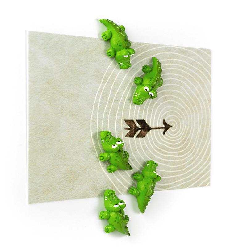 Trendform Magnete KROKO 5er Set Grün