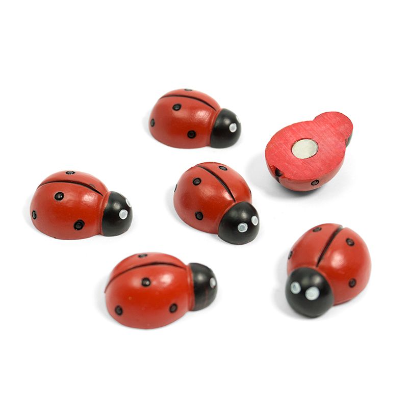 trendform Magnete LADYBUG 6er Set rot