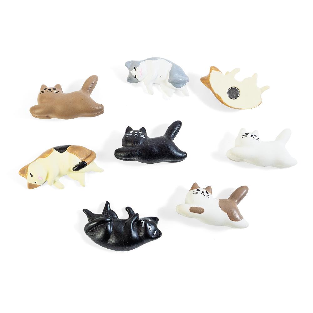 Trendform Magnete LAZY CATS 8er Set Multicolor
