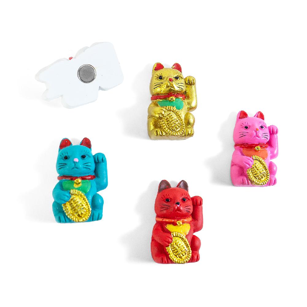 trendform Magnete LUCKY CAT 5er Set multicolor