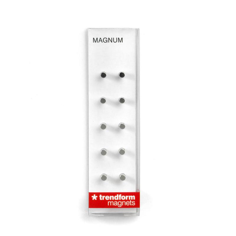 Trendform Magnete MAGNUM 10er Set Silbern