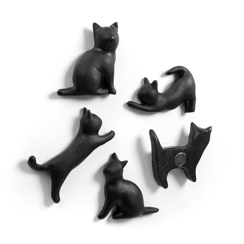 Trendform Magnete MEOW 5er Set Schwarz