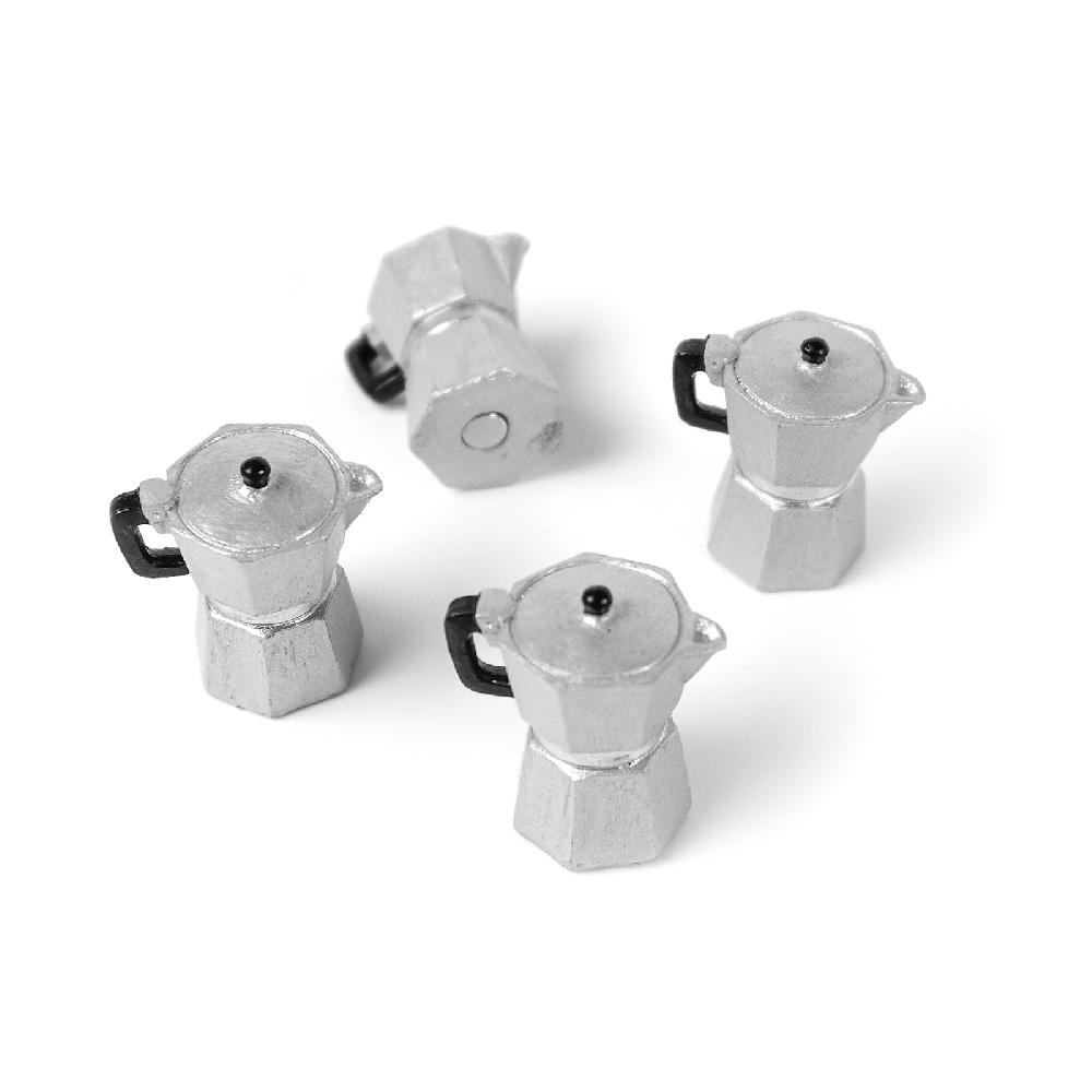 Trendform Magnete MOKA 4er Set Silber