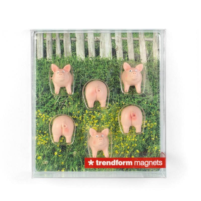 Trendform Magnete PIGGY 6er Set Pink