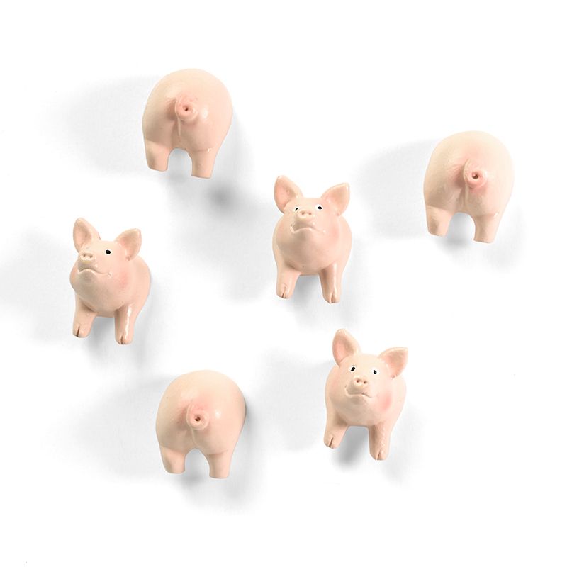 Trendform Magnete PIGGY 6er Set Pink