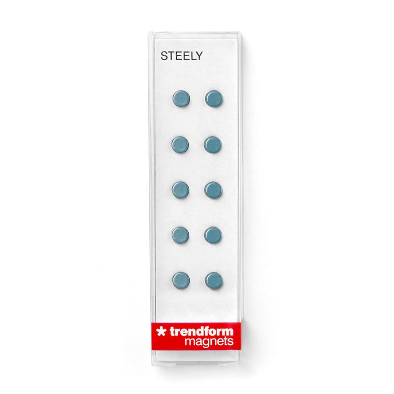 Trendform Magnete STEELY 10er Set Blau