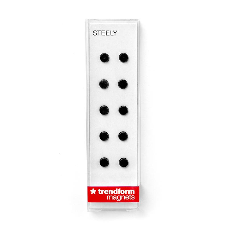 Trendform Magnete STEELY 10er Set Schwarz