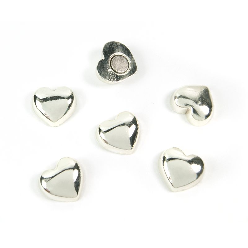 trendform Magnete SWEETHEART 6er Set silber