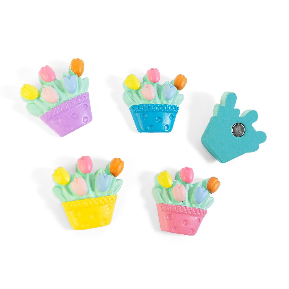 trendform Magnete TULIP 5er Set multicolor