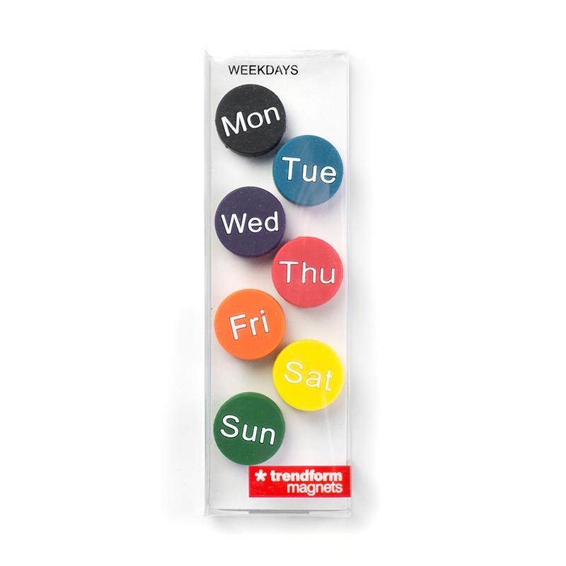 Trendform Magnete WEEKDAYS 7er Set