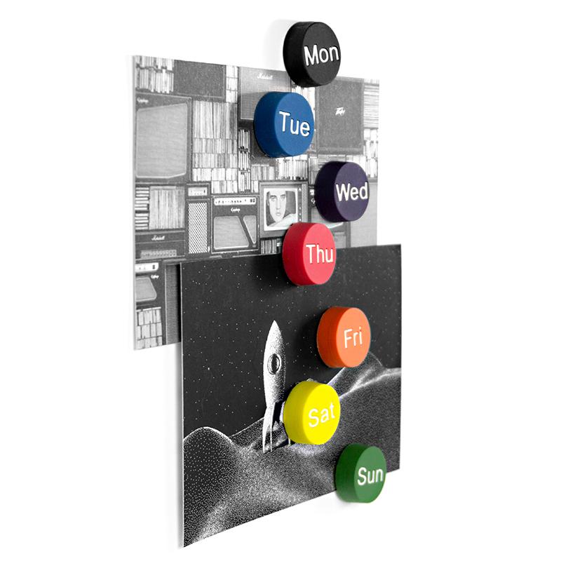 Trendform Magnete WEEKDAYS 7er Set