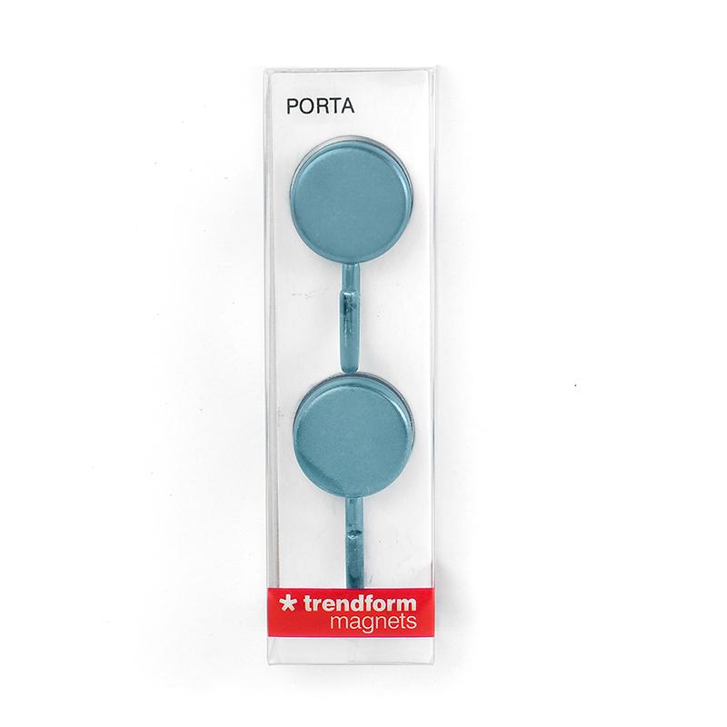 Trendform Magnethaken PORTA 2er Set Blau