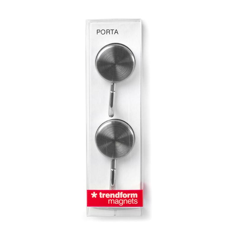 Trendform Magnethaken PORTA 2er Set Stahl