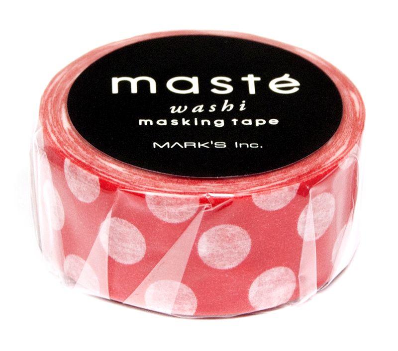 Trendform Masking Tape MASTÉ BASIC Red/polka Dots