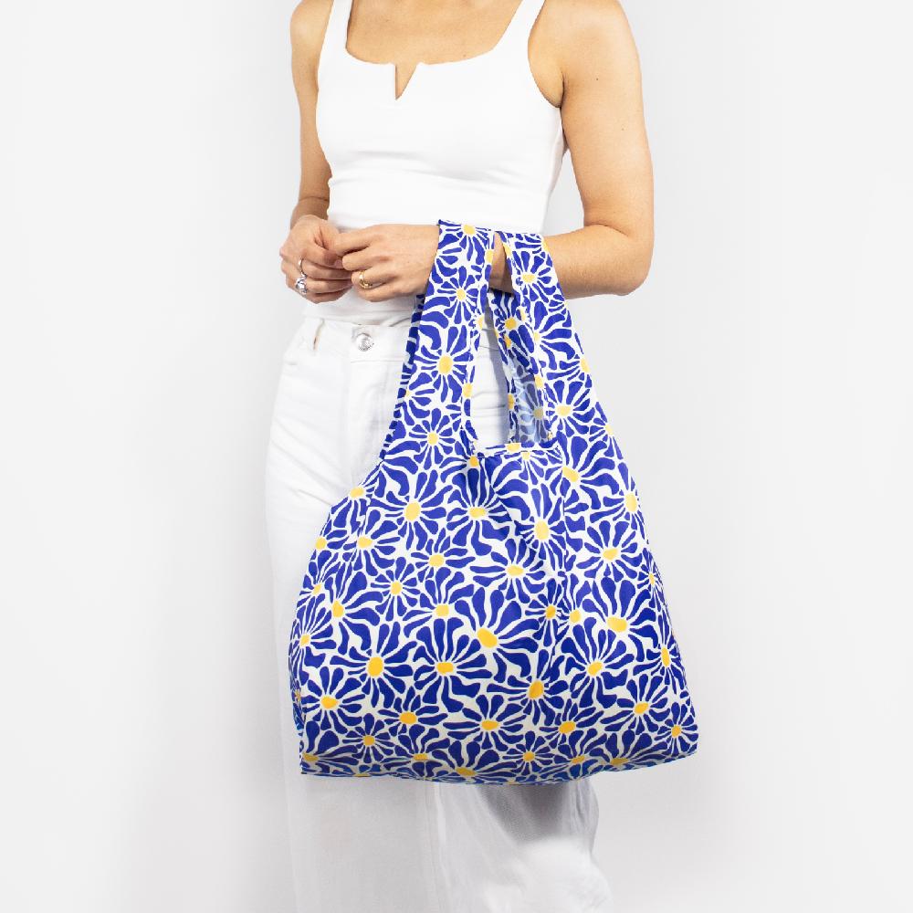 Trendform Medium Bag Abstract Flowers Blue
