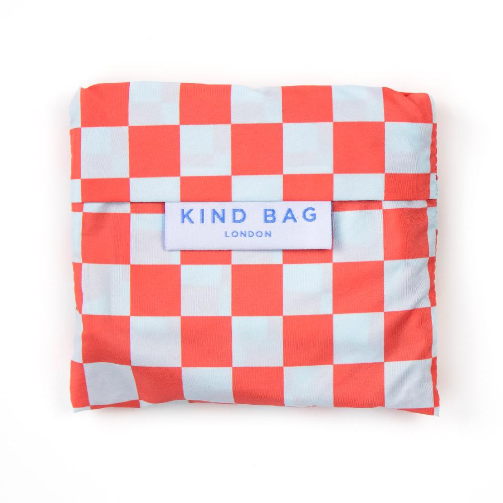 Trendform Medium Bag Checkerboard Red + Blue