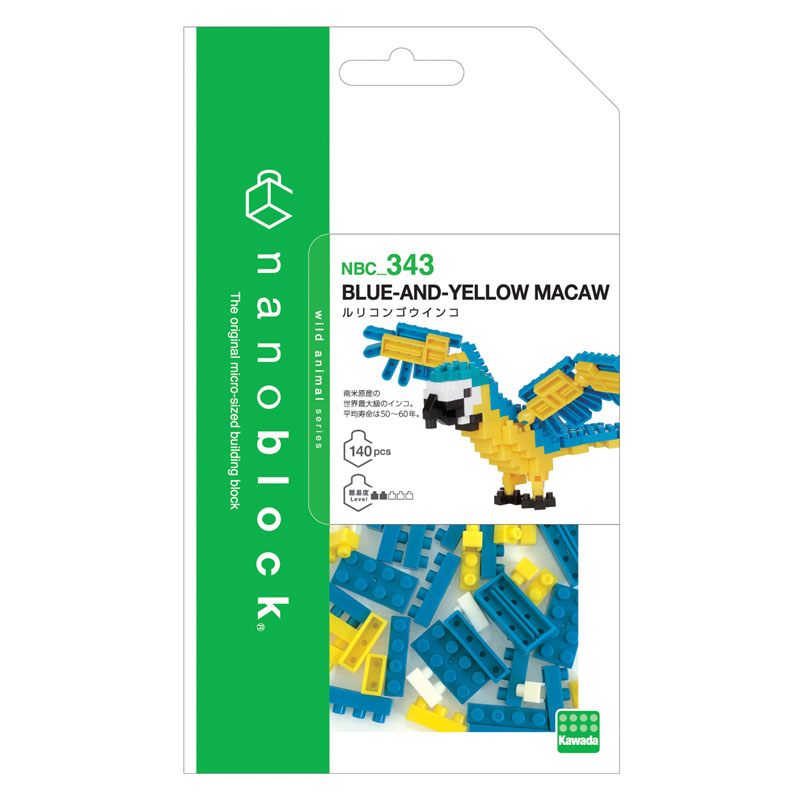 Trendform Mini NANOBLOCK Blue/yellow Macaw