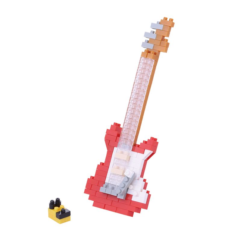 trendform Mini NANOBLOCK Electric Guitar Red 2