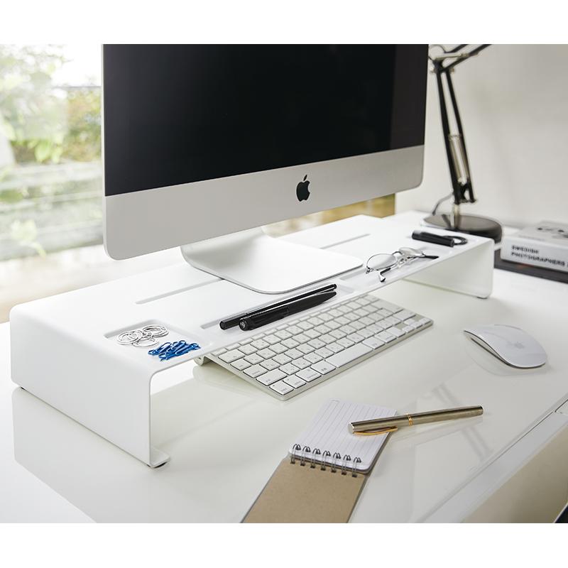 Trendform Monitor-Ablage TOWER Weiss