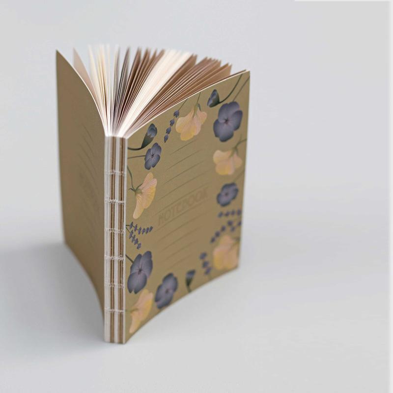 Trendform Notebook A6 AMBER WITH FLOWERS