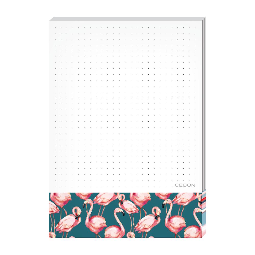 Trendform Notizblock A6 PINK FLAMINGO