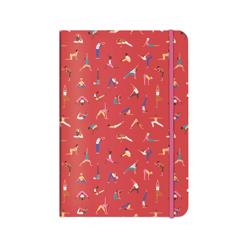 trendform Notizbuch A5 YOGI rot