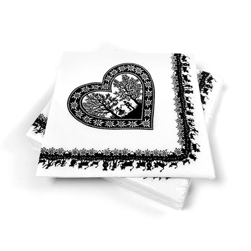 trendform Papierservietten SWISS HEART 20er Set