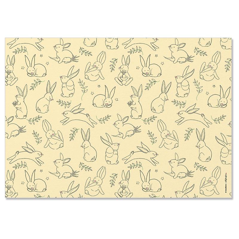 Trendform Papiertischset BUNNY 4 Sujets à 12 Blatt