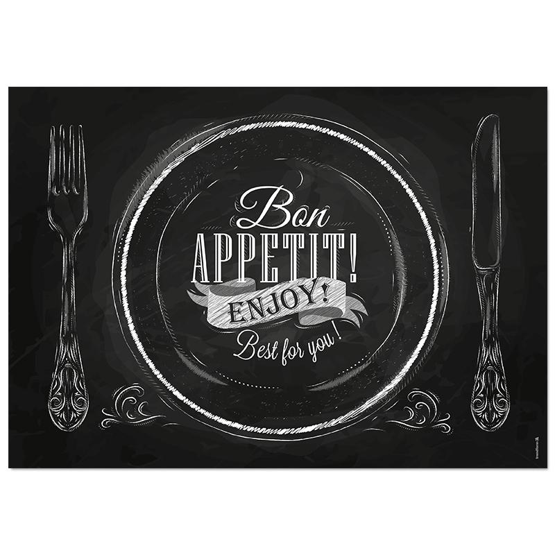 trendform Papiertischset ENJOY Block mit 50 Blatt