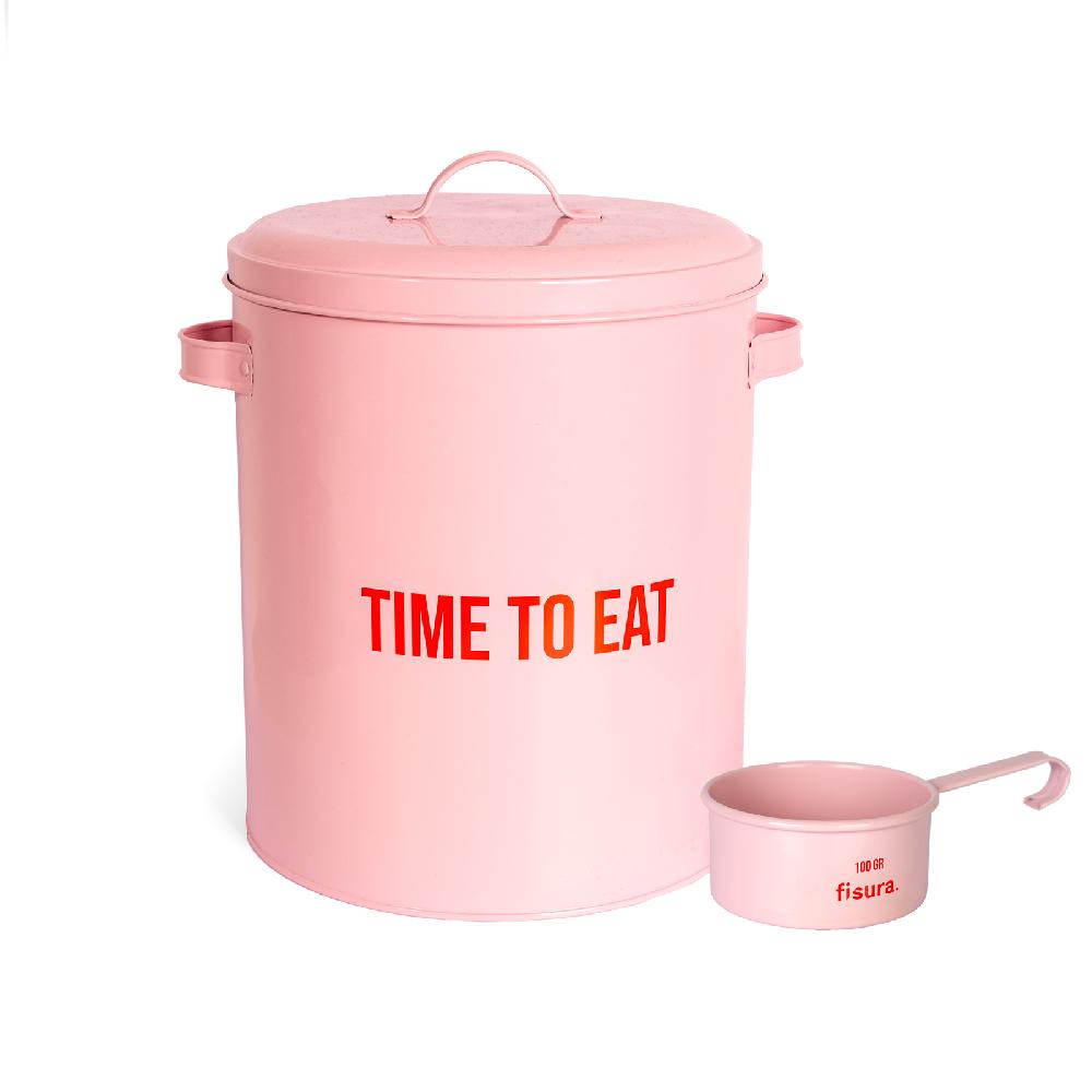 trendform Petfood Vorratsdose Time to eat pink