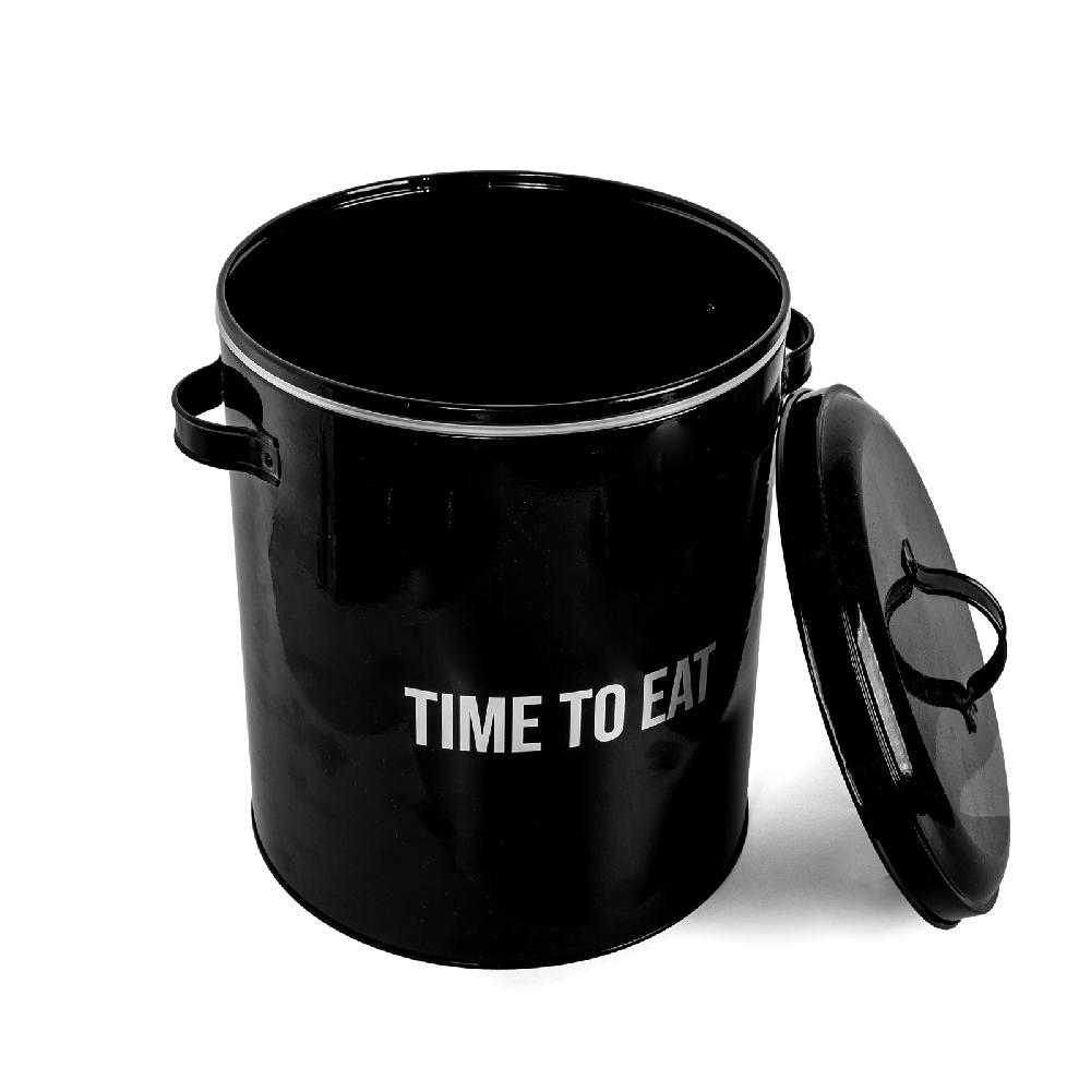 Trendform Petfood Vorratsdose Time To Eat Schwarz