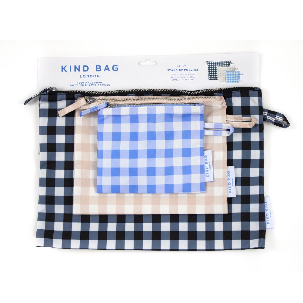 Trendform Pouches 3-Pack Gingham