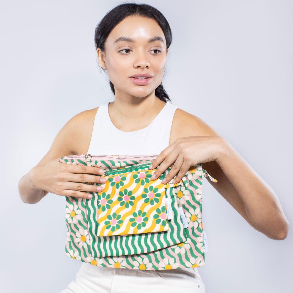 Trendform Pouches 3-Pack Wavy Daisy