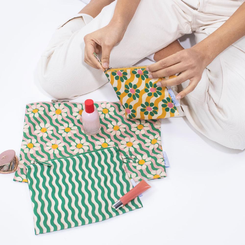 Trendform Pouches 3-Pack Wavy Daisy