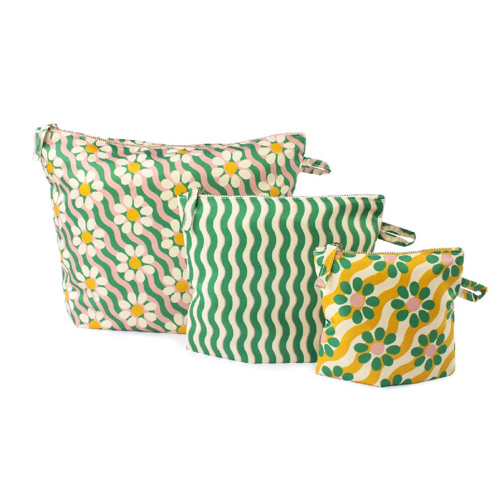 trendform Pouches 3-Pack Wavy Daisy