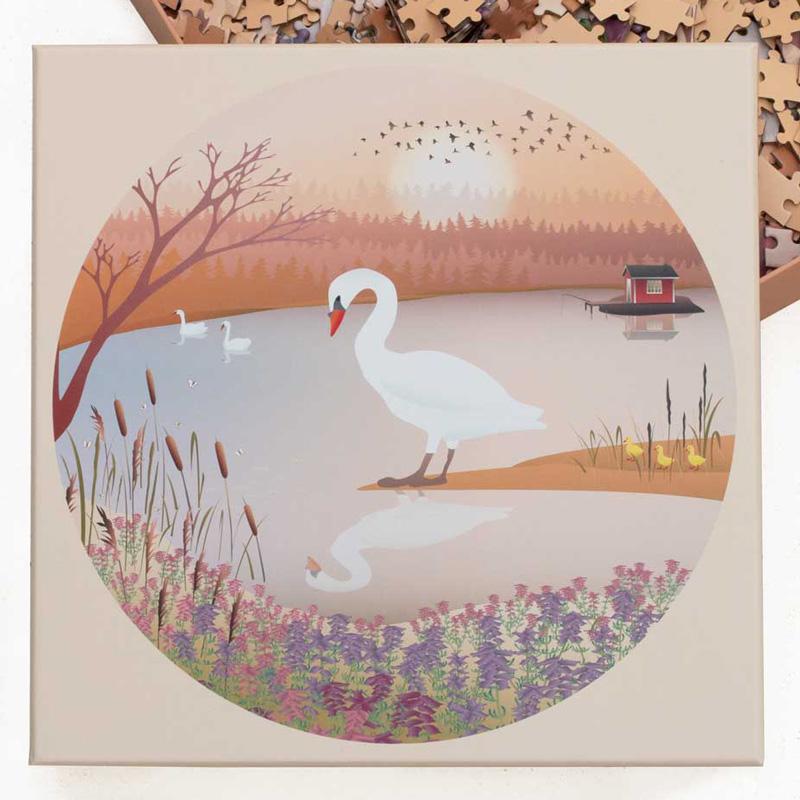 Trendform Puzzle 1000 Pcs THE SWAN