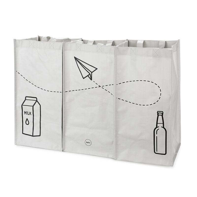 trendform Recycling-Taschen TIDY TRASH 3er Set