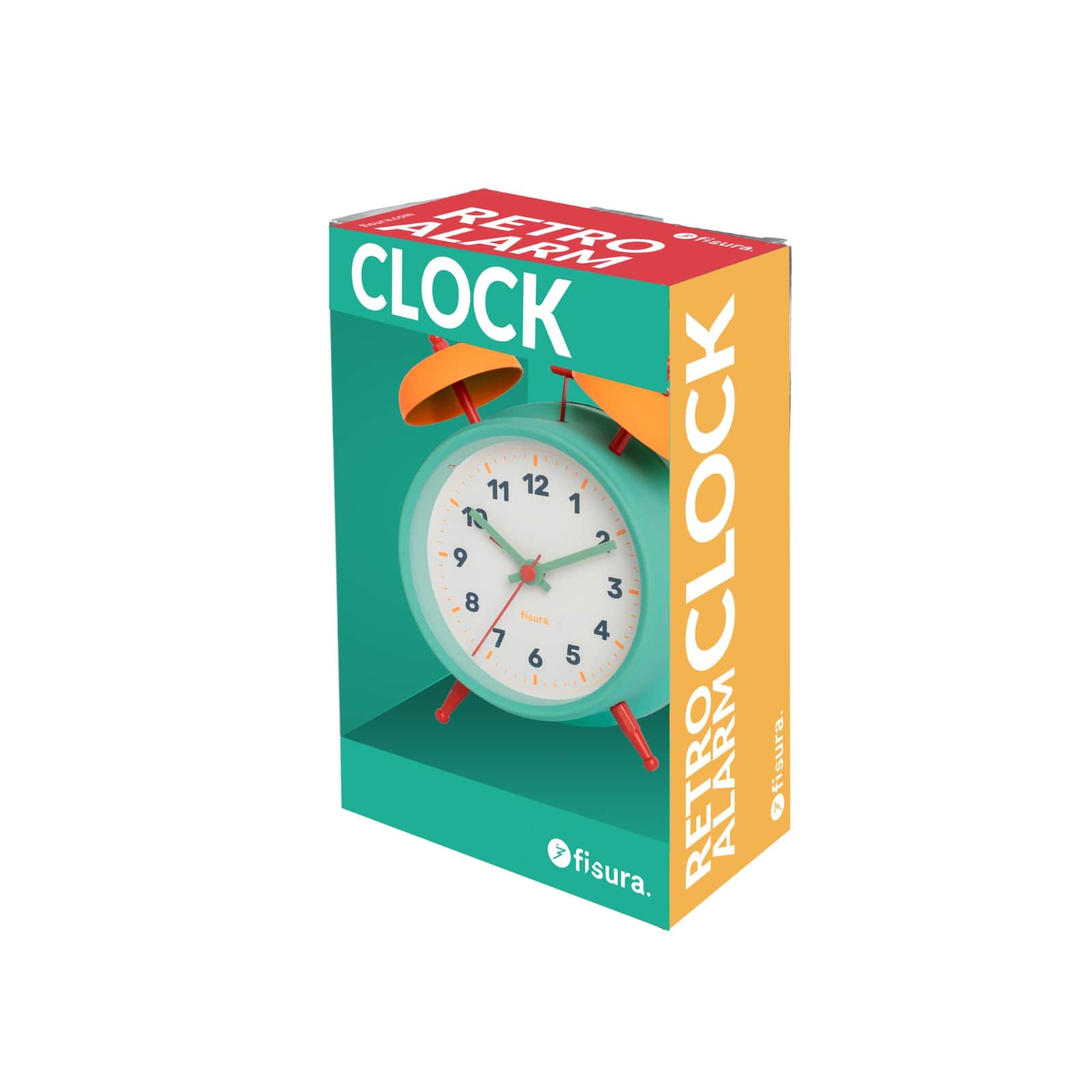 Trendform RETRO ALARM CLOCK Blue & Yellow