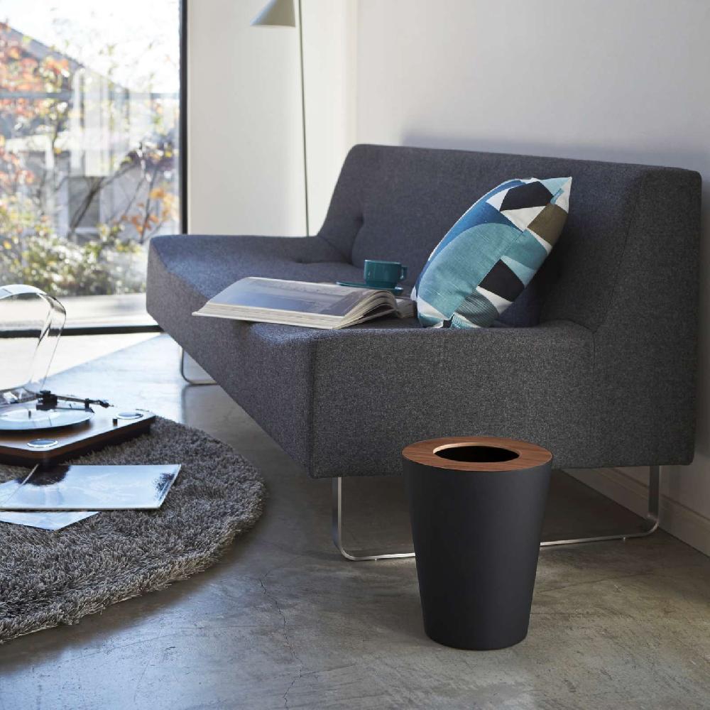 Trendform Runder Mülleimer RIN Schwarz