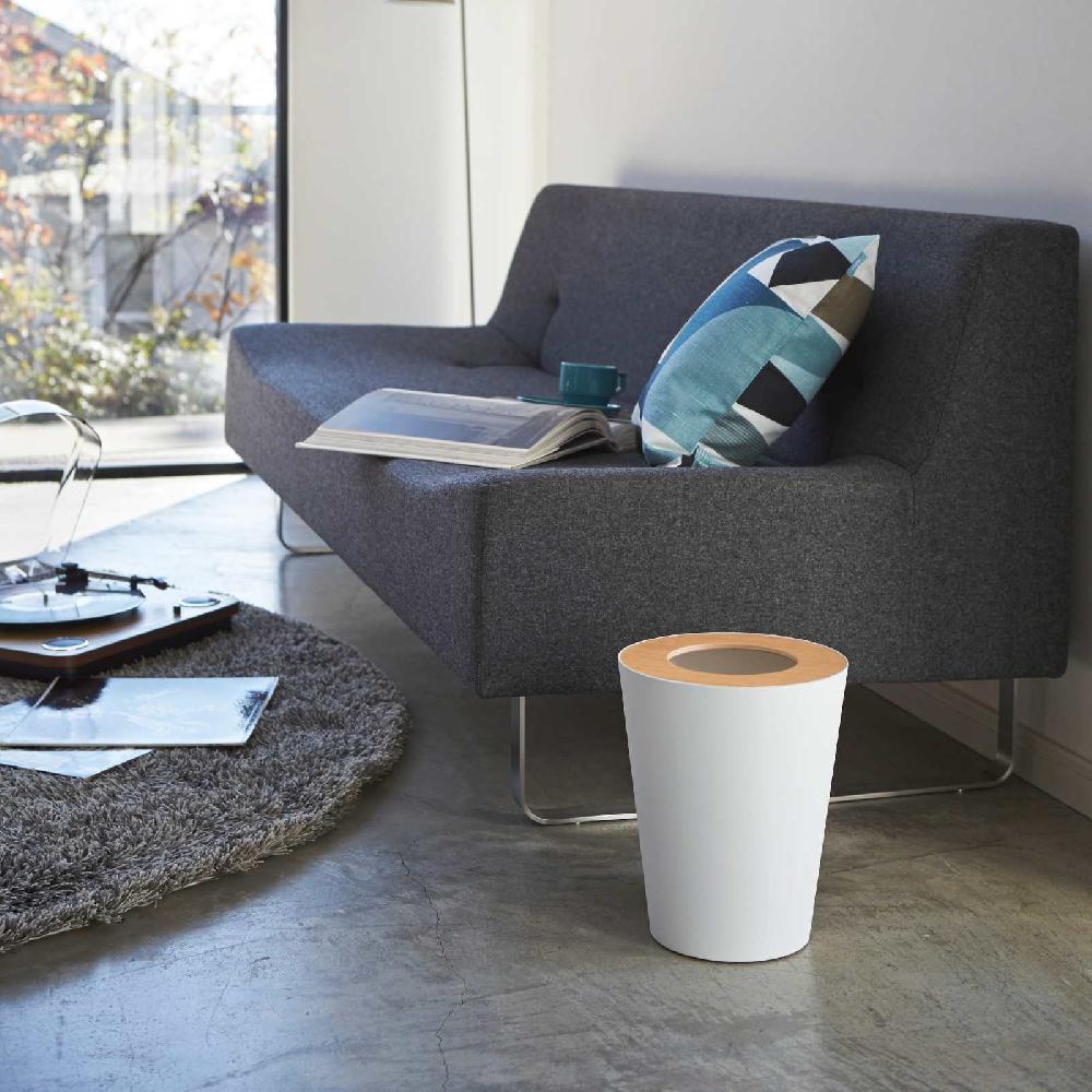 Trendform Runder Mülleimer RIN Weiss