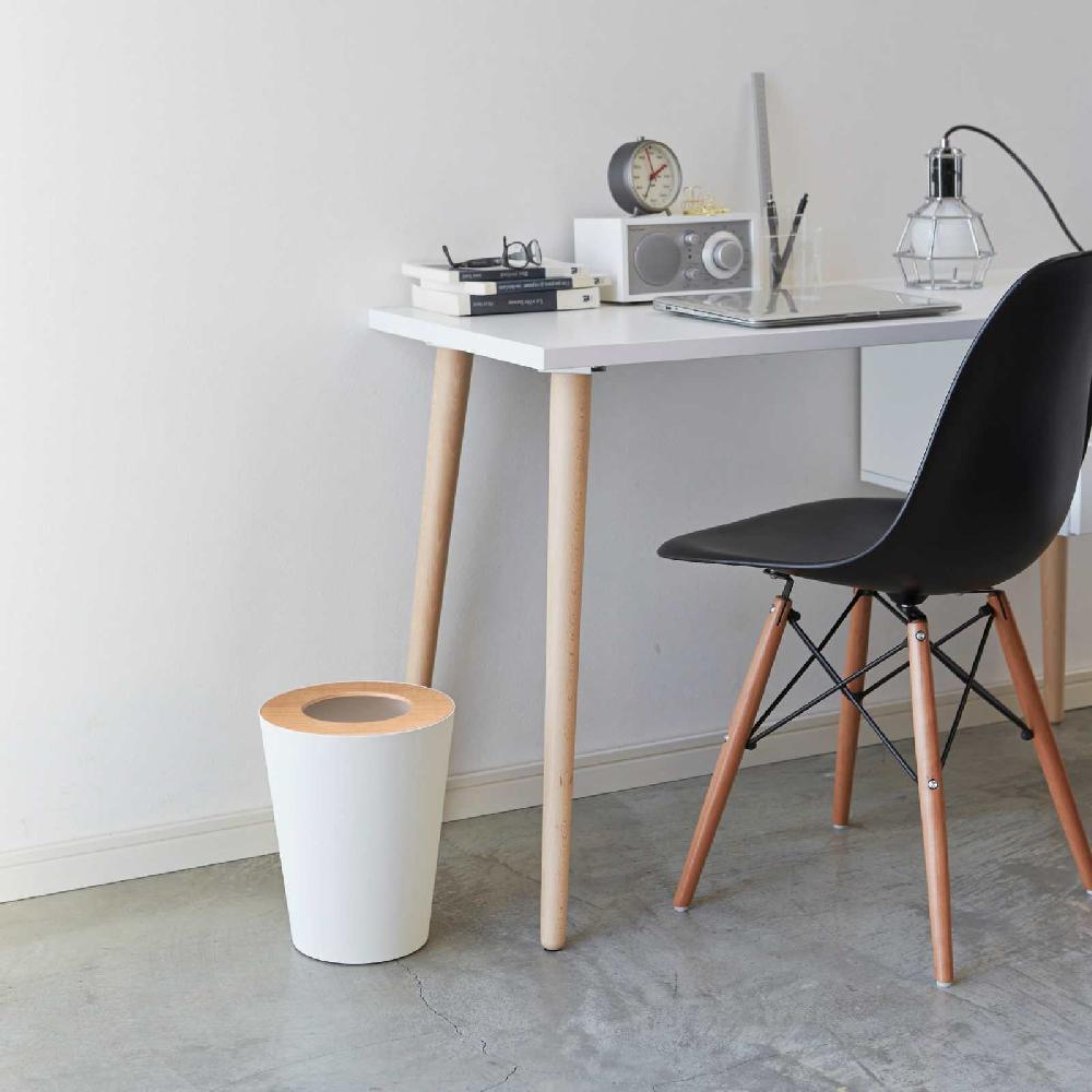 Trendform Runder Mülleimer RIN Weiss