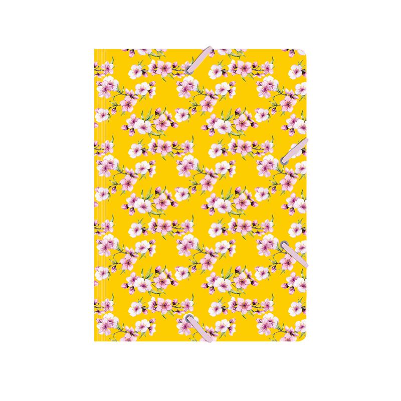 trendform Sammelmappe Deluxe BLÜTEN gelb